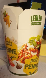 pasta beker catering Lebleu